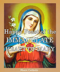 Happy Feast Of The Immaculate Heart Of Mary Happy Feast Blessed Mother Mary Blessed Virgin Mary