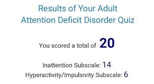 Attention deficit hyperactivity disorder (adhd, also known as add) is characterised by symptoms including inattention, hyperactivity and impulsive behaviour. What Is Your Score On The Attached Adhd Test Quora