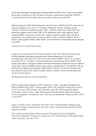 Secara geografis, benua asia dapat dibagi menjadi beberapa wilayah seperti asia timur, asia tenggara. Doc Afta Atau Kawasan Perdagangan Bebas Asean Asean Free Trade Area Putu Andre Artha Wardana Academia Edu