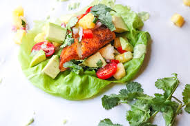 Light flavors, perfect for grilling season and beyond! Chipotle Fish Tacos With Pineapple Salsa All The Healthy Things