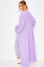 Un grand choix de gilets femme en ligne sur zalando ! Gilet Long Ouvert En Mailles Violet Brentiny Paris