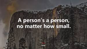 Horton realizes the faint cry for help is coming from a tiny speck of dust floating in the air. 612260 A Person S A Person No Matter How Small Dr Seuss Quote 4k Wallpaper Mocah Hd Wallpapers