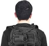 Amazon.com: Gowara Gear Mochila táctica militar, pequeña mochila de asalto  del ejército, mochila con parche táctico de la bandera de Estados Unidos,  ...