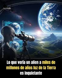 Imagina esto por un momento: una civilización ubicada a unos 2,000 años luz de la Tierra estaría viendo nuestro planeta… tal como era hace 2,000 años. ⏳ Es decir, mientras nosotros vivimos