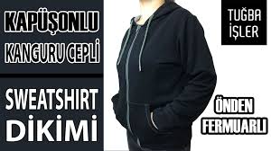 fermuarli ve kanguru cepli sweatshirt yapiminin son bolumu olan kapusonlu sweatshirt dikimi icin hazirladigim bu videoda kapusonlu sweatshirt kapusonlu kapuson