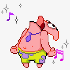 Pixel Aesthetic Spongebob Patrick Svg Black And White Patrick Star Gif Png Free Transparent Png Download Pngkey