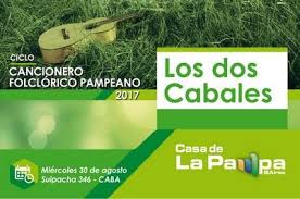 Pedro Cabal y su hijo Pedro Manuel Cabal en Casa de La Pampa