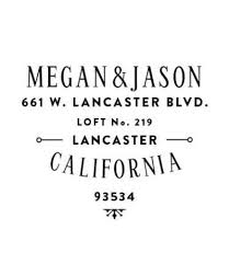 Ollie Address Stamp Maemae Paperie Address Stamp Lettering Return Address Stamp