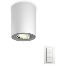 Led deckenstrahler & led deckenspots. Philips Hue Led Deckenstrahler Pillar 5 5 W Weiss L X B X H 17 8 X 13 4 X 14 3 Cm Bauhaus