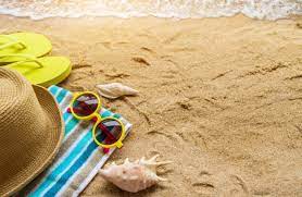 Sand Sea Beach Summer The Sun Stay Towel Hat Glasses Shell Summer Beach Sea Sand Seashell Vacation Sunglass Sand Glasses Wallpaper Beach Vector