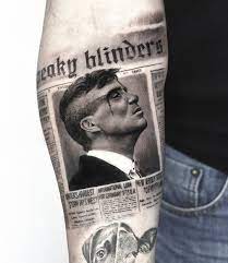 Can you talk about the look of tommy shelby and how this has evolved for season four? Tattoodo Peaky Blinders Tribute Piece Made By Tattoo Facebook