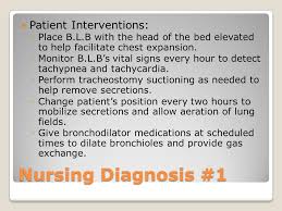 Pneumonia nursing care plans assessment objectives nursing interventions rationale expected outcomes. Nursing Diagnosis 1 Impaired Gas Exchange Related To Decreased Oxygen Supply Secondary To Bronchiectasis And Atelectasis As Evidenced By Increased Ppt Download