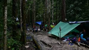 It's about 53km from kampung kuala tahan, jerantut or 32km kuala juram, merapoh. Gunung Tahan Trekking Taman Negara Malaysia