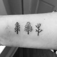 Trees Stick And Poke Google Search Stick Poke Tattoo Poke Tattoo Simple Tattoos