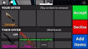 In the main lobby, the statue of nikilis on the water fountain can be seen holding this knife. I Got Scammed In Mm2 Invidious