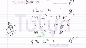 A square foot is considered as a us customary and an imperial area unit of measurement. Converting From Squared Inches To Squared Feet Youtube