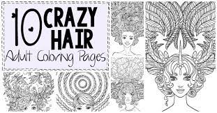 A 'triptych' coloring page, created from a alfons mucha's creation. 10 Crazy Hair Adult Coloring Pages Nerdy Mamma