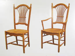 Mission oak furniture is characterized by straight lines, parallel slats and solid panels that highlight the natural grain of the wood. Sheaf Back Arm Chair Ideas On Foter