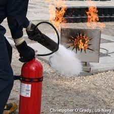 Electrical fires are a class c fire, which means that you will need an extinguisher that is appropriate for this type of fire. How Do Fire Extinguishers Work Explain That Stuff