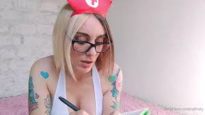 Argentinian nurse fingering her pussy