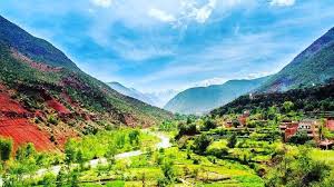 Stunning View Ourika Valley Atlas Mountains Morocco Day Trip From Marrakech More Info Tours Booking Travel Visit Desert Travel Desert Tour Morocco Tours