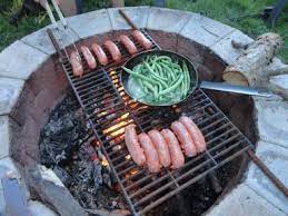 Why Not Beast It For Dinner Tonight Backyard Fireplace Fire Pit Cooking Backyard Fire