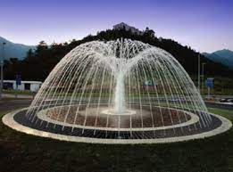 Public Fountain Nsr Series Spray Ring Crystal Fountains