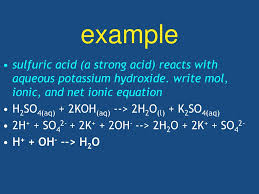 Along with sodium hydroxide (naoh), koh is a prototypical strong base. Chapter 8 Reactions In Aqueous Solutions Ppt Download