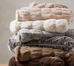 Shop items you love at overstock, with free shipping on everything* and easy returns. Faux Fur Ruched Throw Blankets Pottery Barn