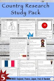 Country Research Study Pack Geography Activities Research Studies Country Studies