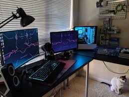 Freshly Updated Battlestation My Cat Arrow In 2021 Battlestation Laptop Gaming Setup Gaming Setup