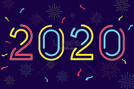 2020 New Year Art Word Illustration New Year Art New Year Illustration Newyear