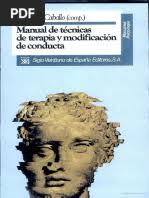 Manual para El Tratamiento Cognitivo Con