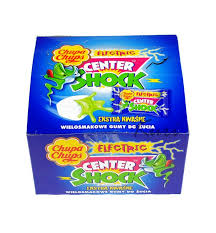 Mega kwaśne gumy, które wykręcą twarz największego twardziela hit od chupa chups! Gumy Balonowe Center Shock Kwasne Electric 100szt