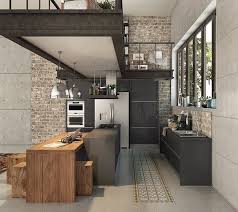 Cuisine Industrielle Ixina En 3d Dans Un Loft Building A New Home Kitchen Design Kitchen Renovation