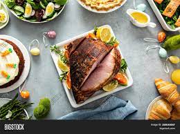 Serve a stunning centerpiece of salmon for easter lunch. Big Traditional Easter Image Photo Free Trial Bigstock