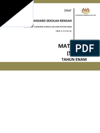Terdapat 12 tajuk bagi matematik tahun enam. Dskp Matematik Tahun 6 Sjkc Pdf