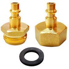 Shop orbit sprinkler tool kit in the underground irrigation tools department at lowe's.com. Lomodo 2 Pieces Brass Blow Out Adapter For Winterize Sprinkler Systems Air Compressor 1 4 Quick Connect Plug To Garden Hose Faucet 3 4 Thread For Removing Water From Water Lines Buy Online In