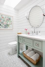 Kirkland Remodel Farmhouse Powder Room Seattle By Kimberlee Marie Interiors