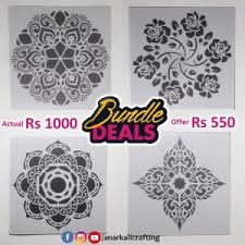 Stencils – Anarkali Crafting