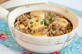 For The Love Of Food Japanese Tofu With Enoki Mushroom And Minced Pork