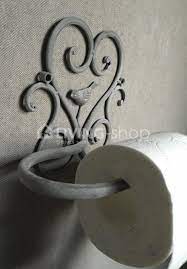 toiletrolhouder landelijke stijl j line living shop stijlvol wonen webshop toilet decoratie badkamer accessoires badkamer