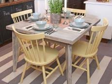 painted kitchen table design ideas +