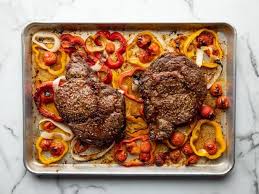 Steak Sheet Pan Supper Recipe Sheet Pan Suppers Recipes Food Network Recipes Sheet Pan Suppers