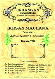 Beragam pilihan warna dan template menarik membuat file jpg siap cetak offline ! Download Template Undangan Khitanan Free Takahiro Shoppu