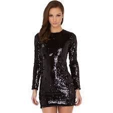 Akira Black Label Disco Fever Sequin Black Dress Black Sequin Dress Short Sparkly Dresses Mini Black Dress