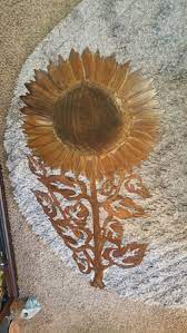 Sunflower Wall Art Rustic Sunflower Metal Wall Art Wall Etsy Sunflower Wall Art Extra Large Art Etsy Wall Art