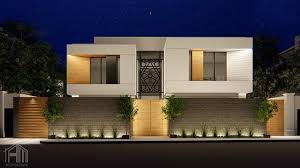 تصميم واجهات فيلا سكنية على الطراز الحديث لمساحة 600 متر مربع في مدينة أبها تفاصيل المشروع مع فيديو يوضح جميع ا House Design Architecture Design House Styles