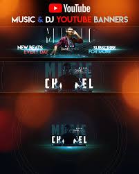 Music Dj Youtube Banners Youtube Banners Banner Youtube Banner Design