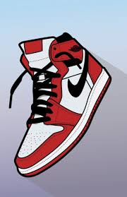 Air Jordan 1 Chicago Sneaker Art Digital Print Poster Etsy In 2021 Sneakers Wallpaper Sneaker Art Nike Poster